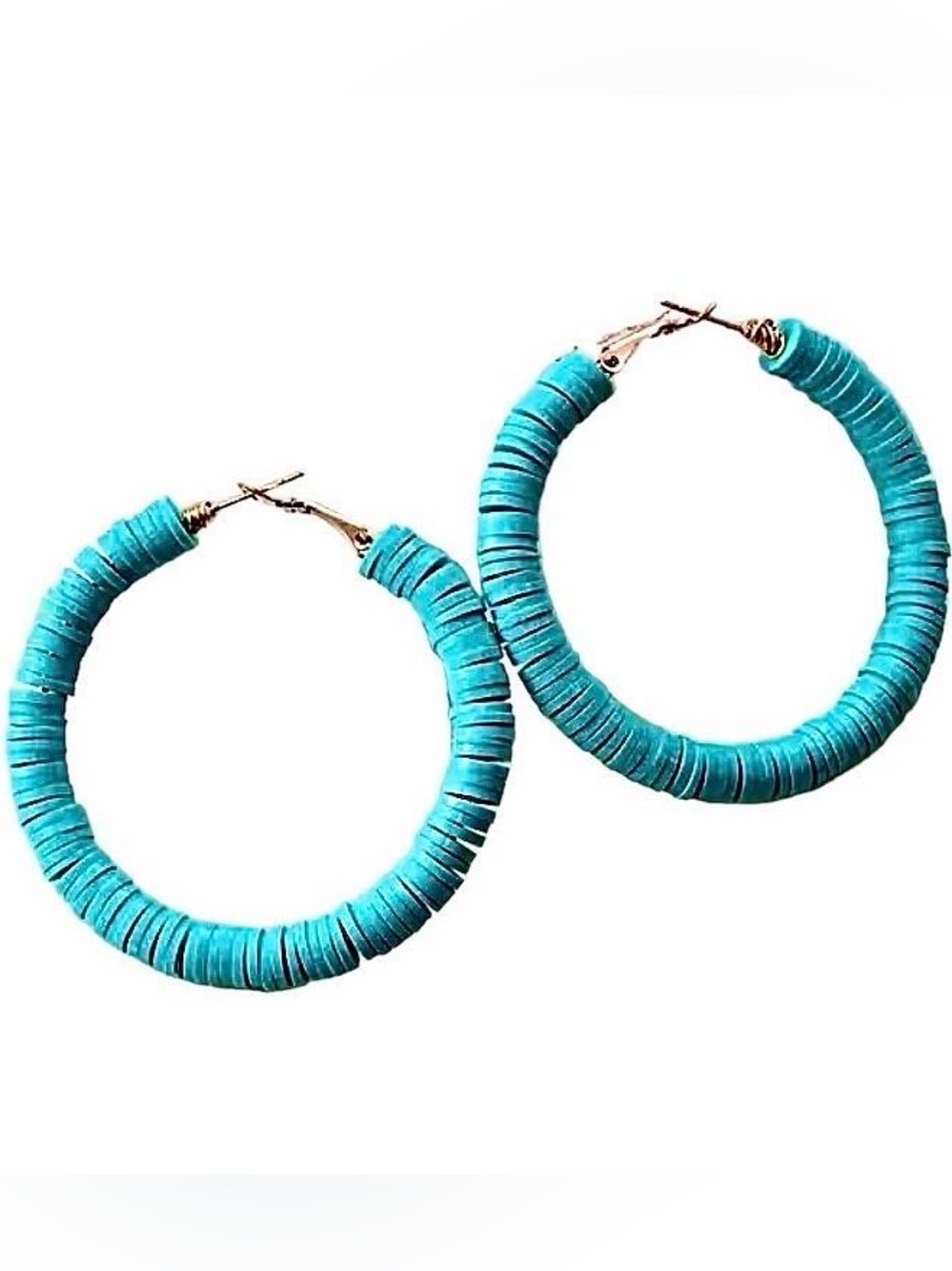🍒3/$30 New Colorful Disc Hoops - Picture 3 of 11